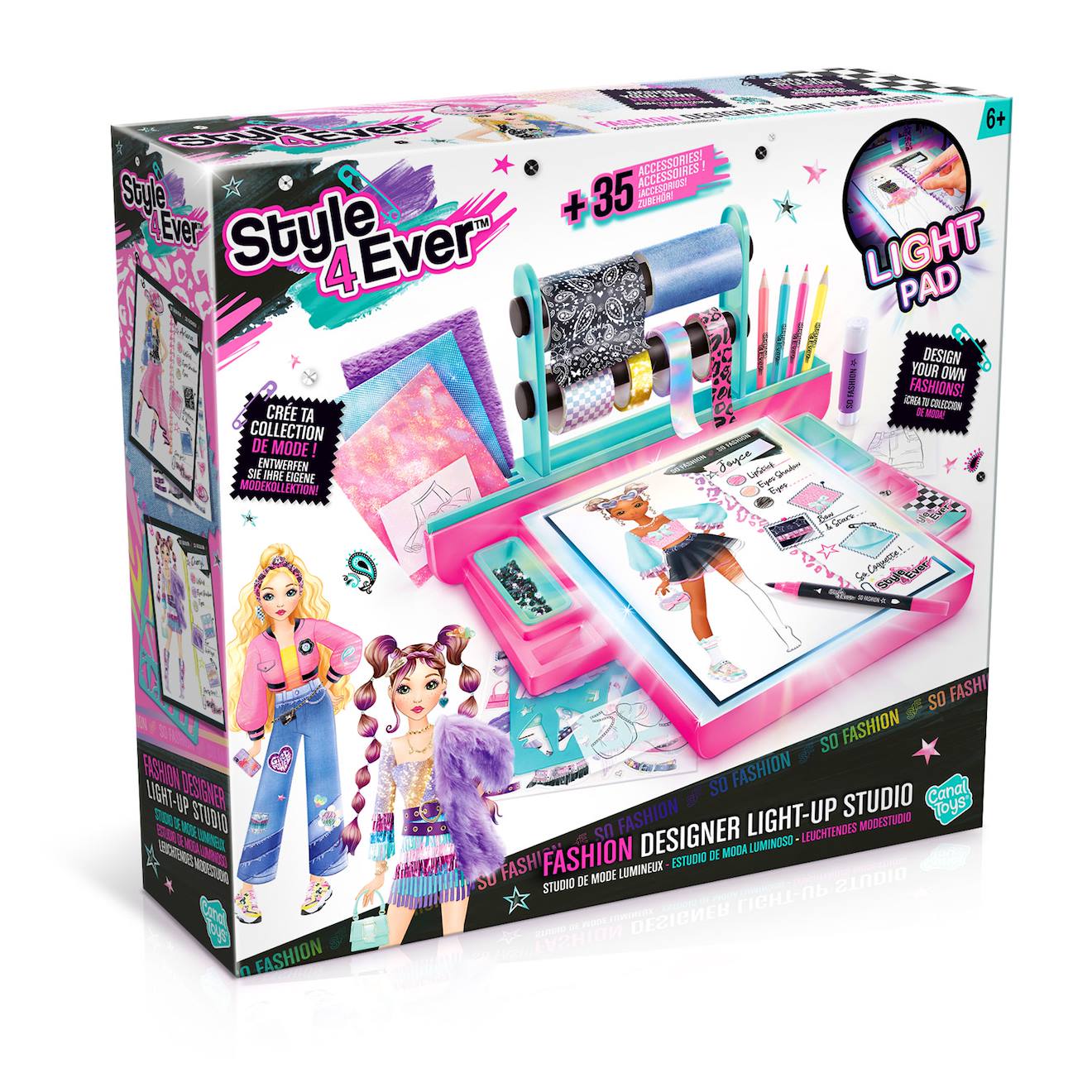 Studio De Mode Lumineux Fashion Designer - Style 4 Ever Multicolore