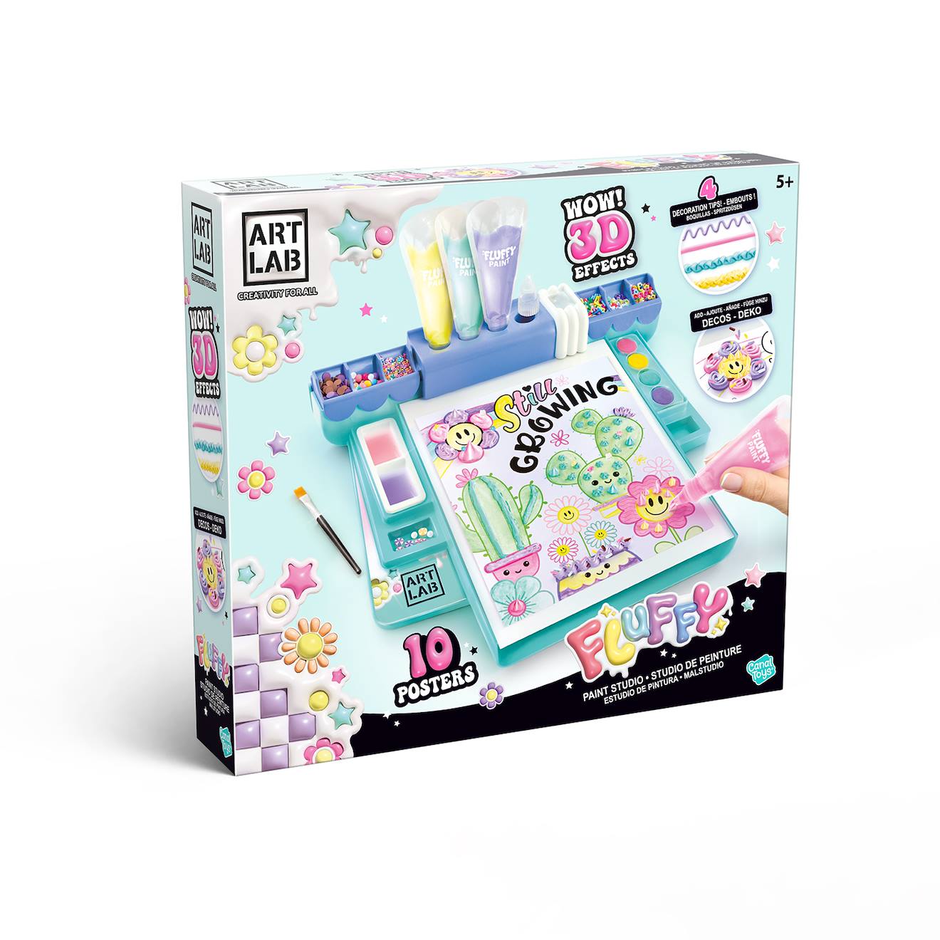 Studio De Peinture Fluffy Paint - Art Lab Multicolore