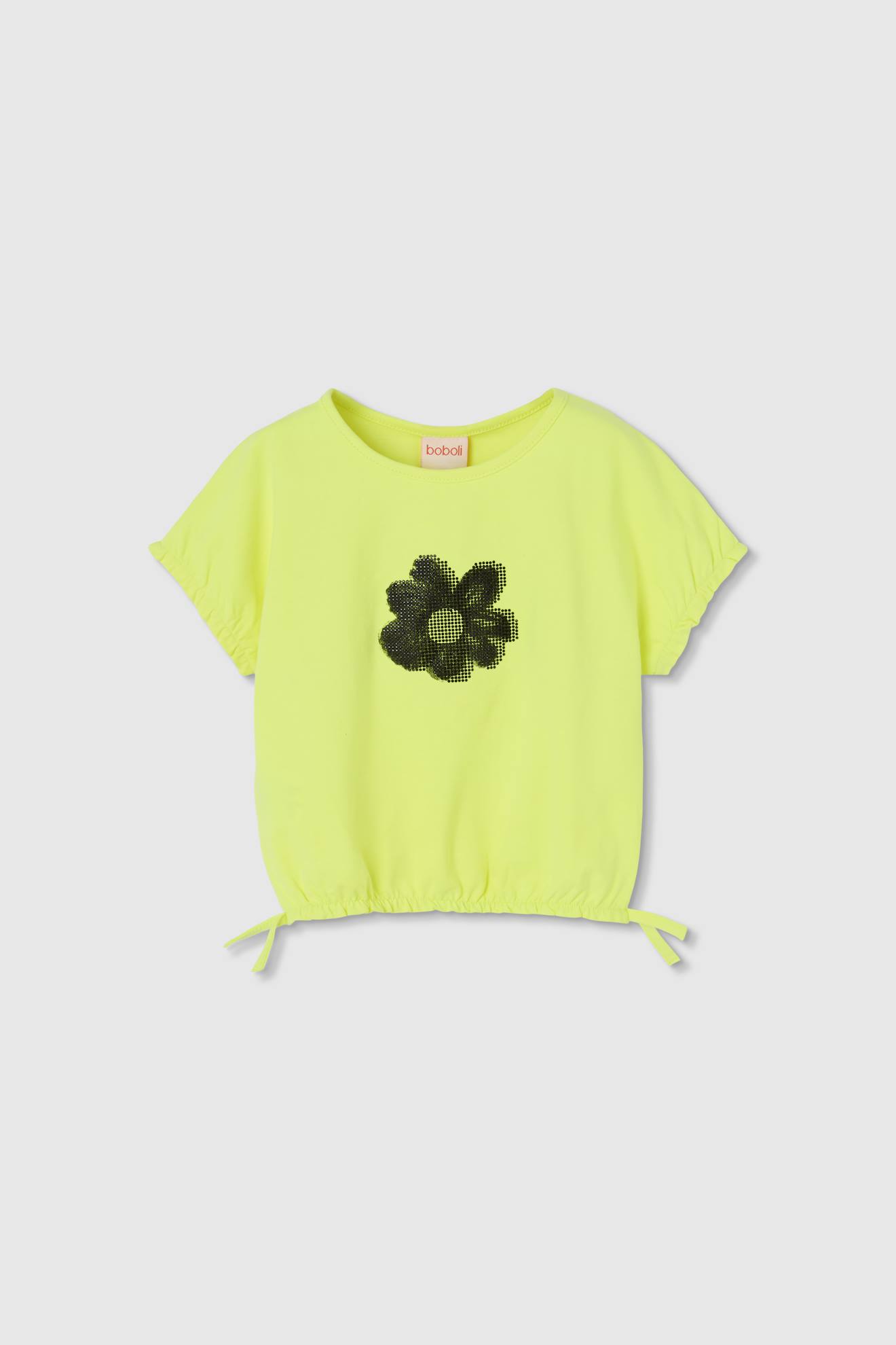 T-shirt Fille En Jersey lastique Vert 13 €