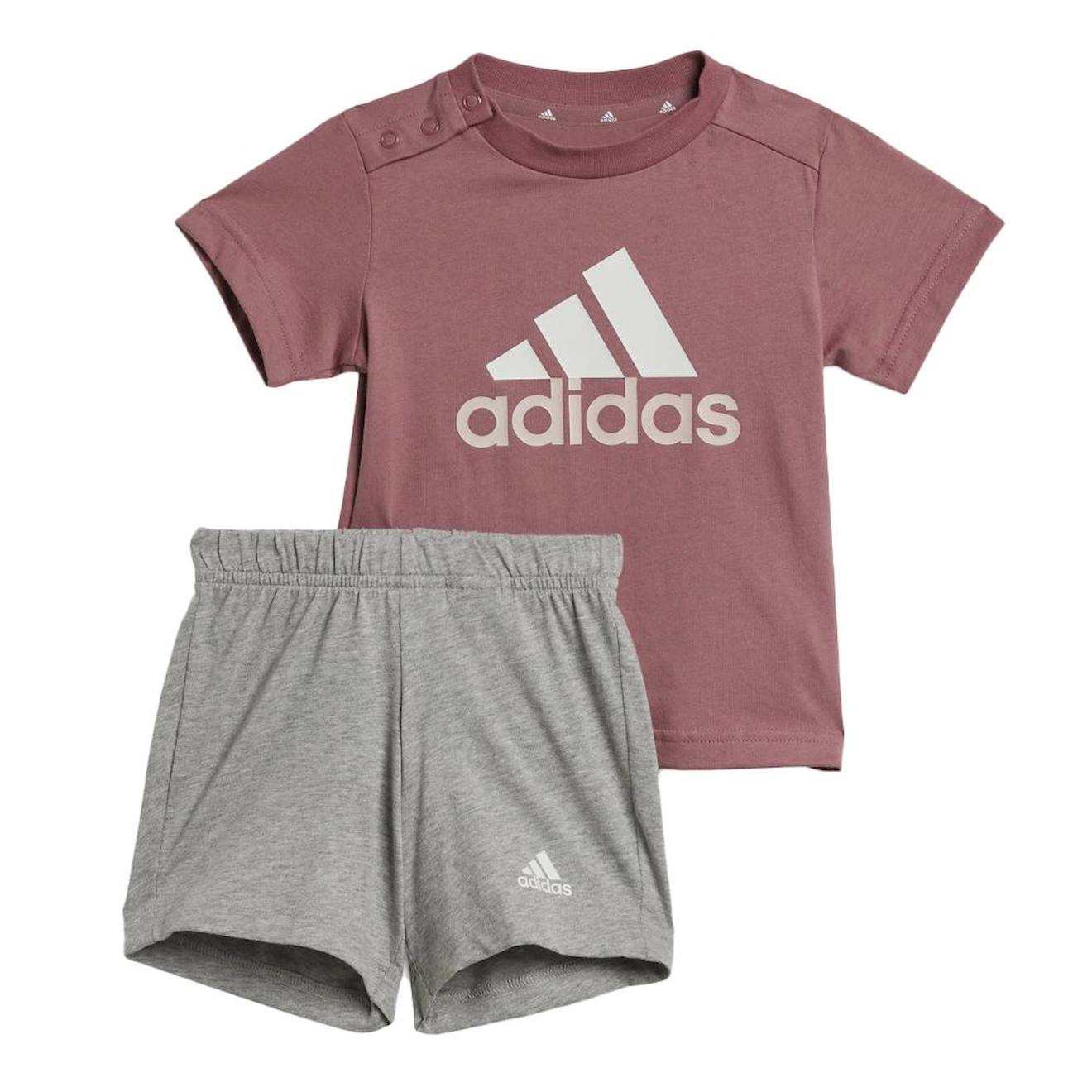 Ensemble Fille Tee-shirt Short Rose