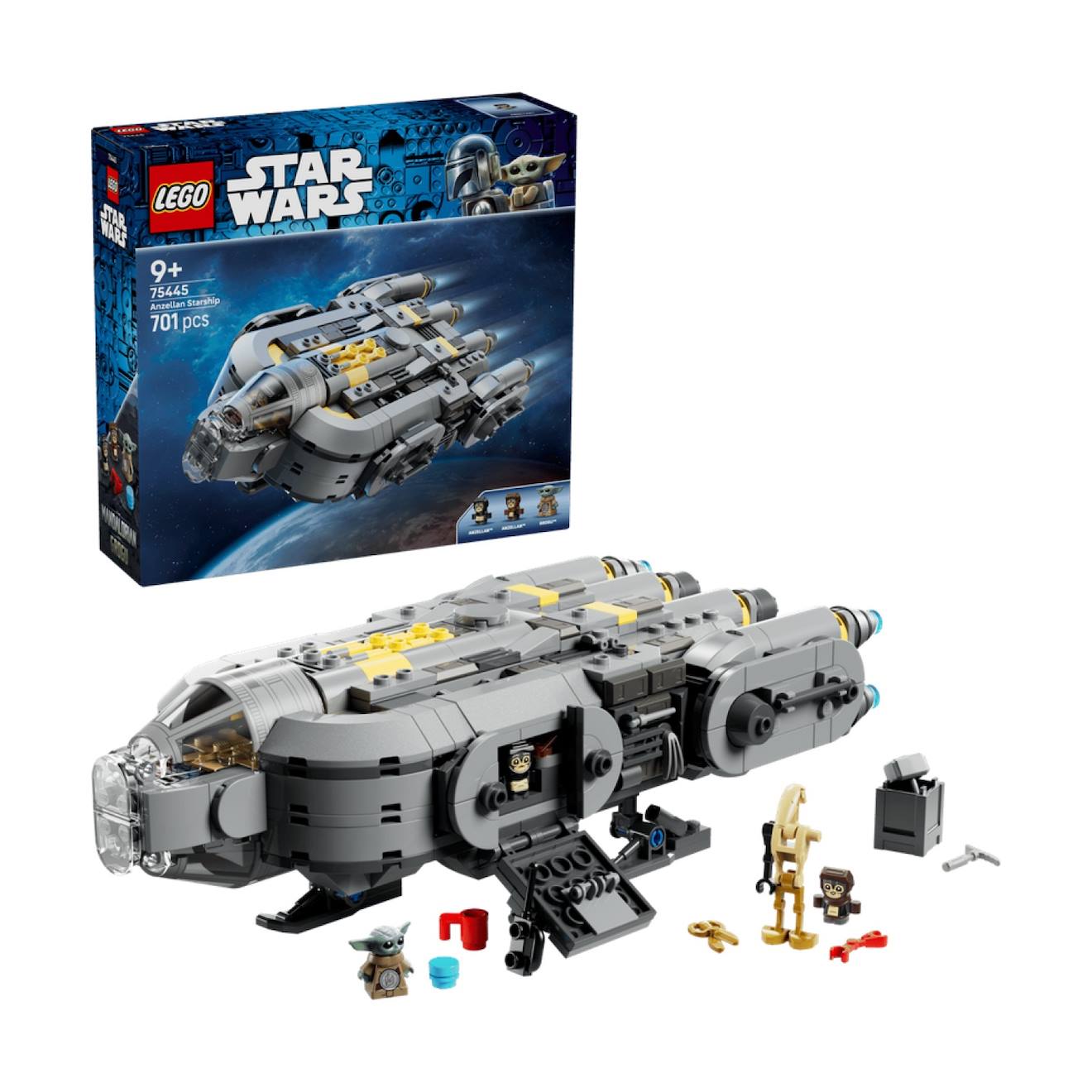 Star Wars Le Vaisseau Des Anzellans 75445 Gris