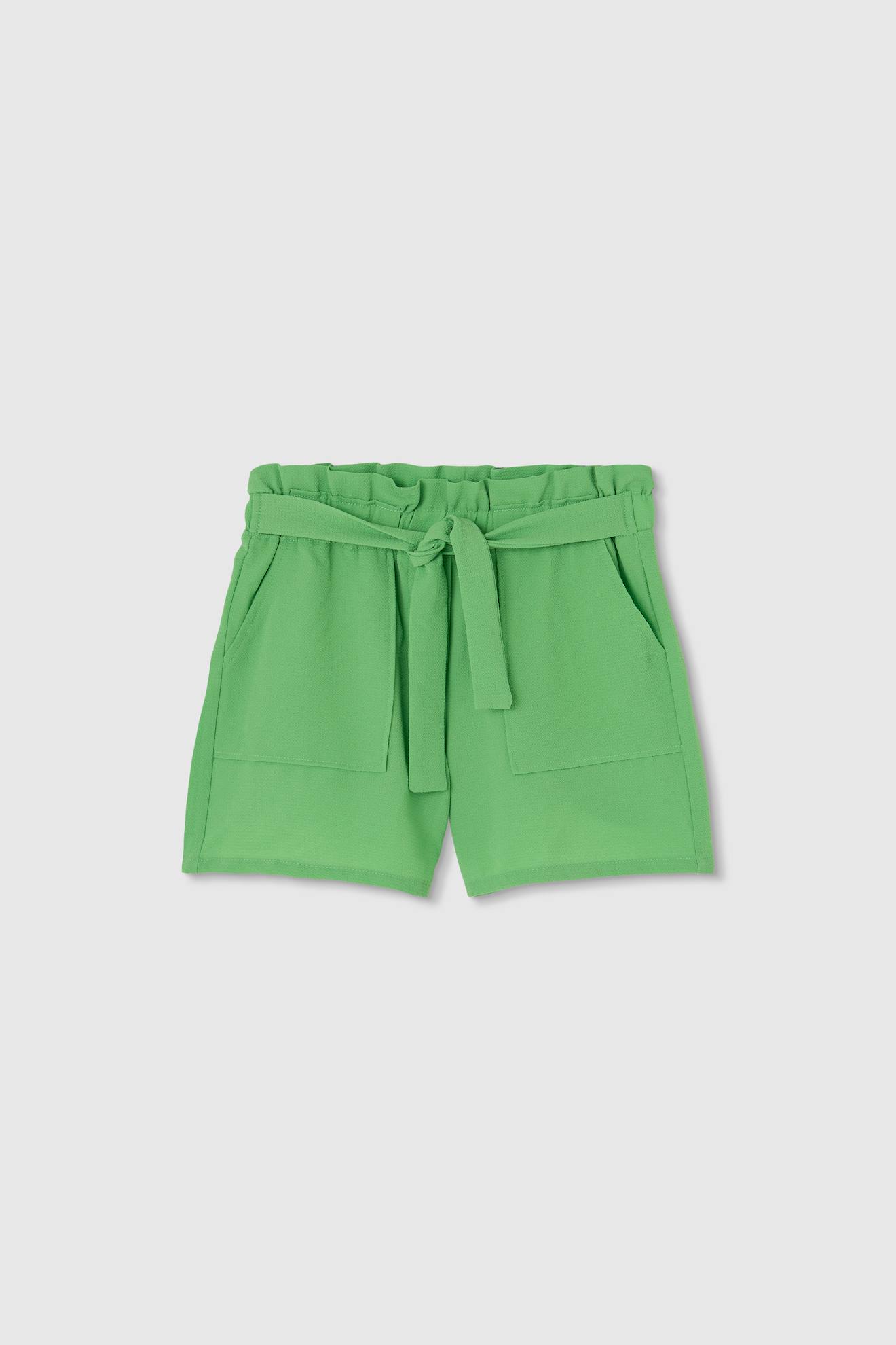 Short Taille Paperbag Pour Fille Vert 20 €