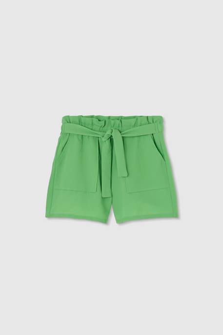 Fille-Short taille paperbag pour fille