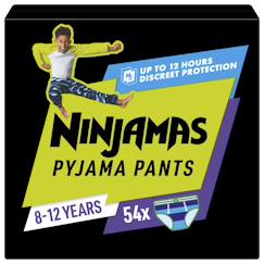 Ninjamas pyjama pants garçon, 54 sous-vêtement de nuit, 8-12 ans, paquet 1 mois  - vertbaudet enfant