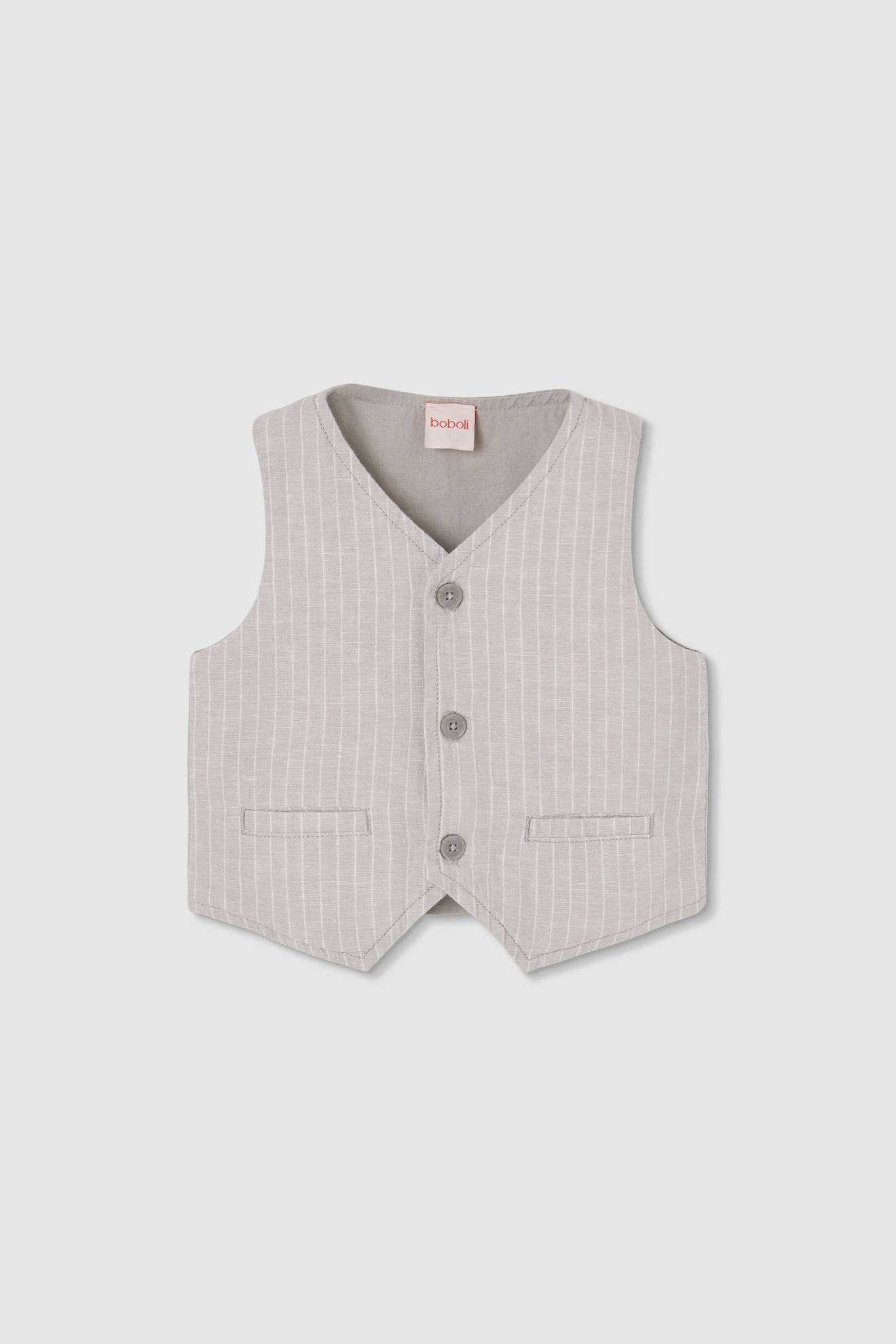 Gilet Enfant En Lin Ray Multicolore 23$