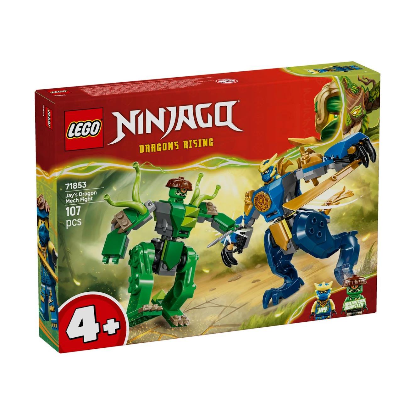 Ninjago Le Combat Du Robot Dragon De Jay 71853 Multicolore