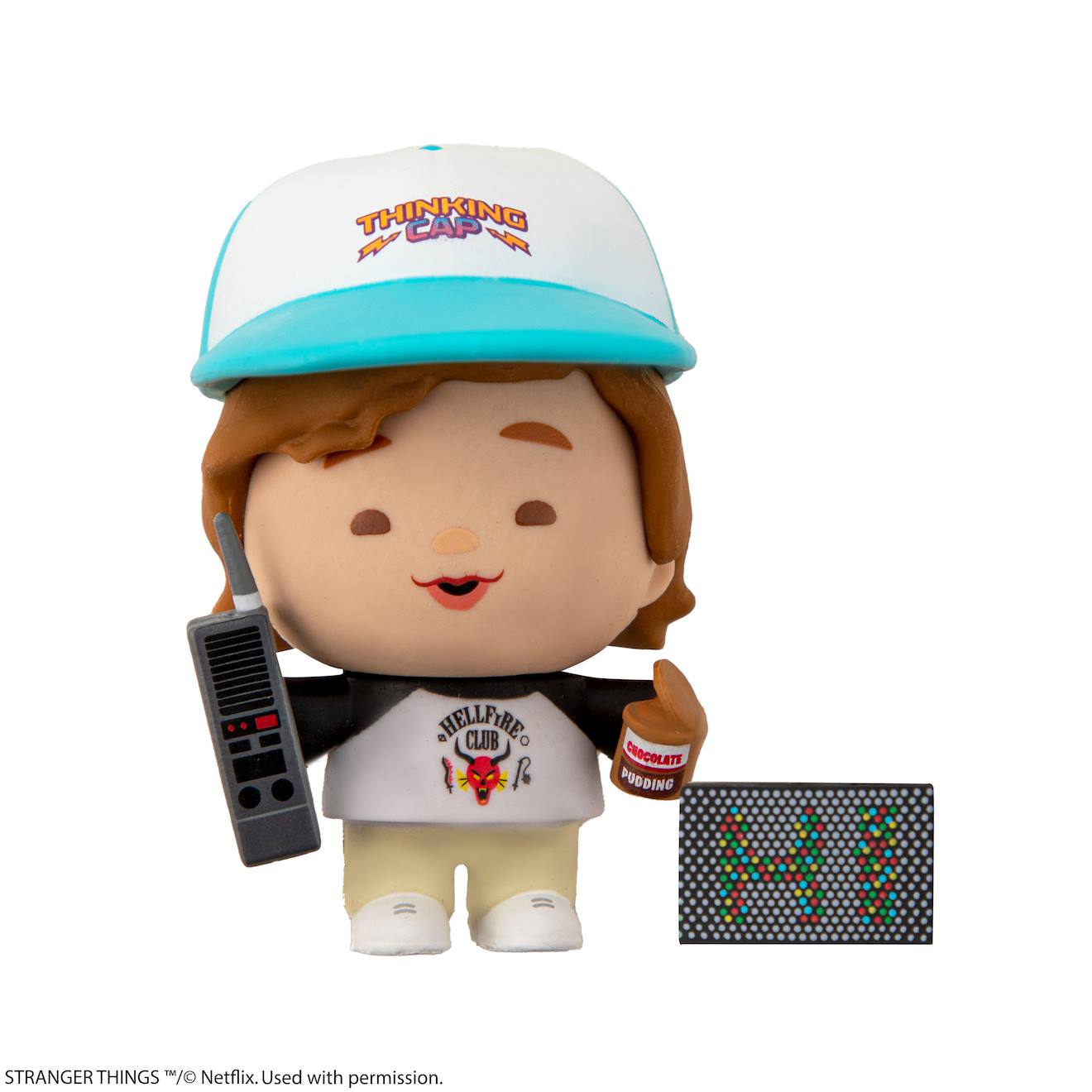 Figurine En Gomme Gomee Dustin Henderson - Stranger Things Multicolore
