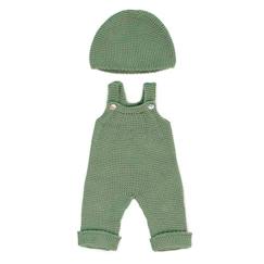 Jouet-Ensemble tricoté 38cm - barboteuse et bonnet