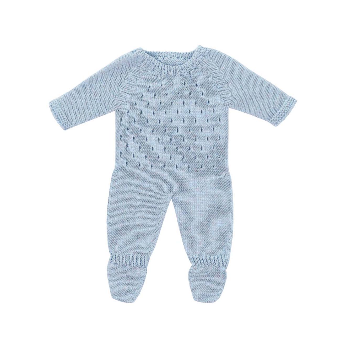 Pyjama En Tricot Bleu Pour Poupée De 38cm Bleu (Miniland) - Couverture