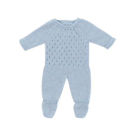 Miniland - Pyjama En Tricot Bleu Pour Poupée De 38cm Bleu