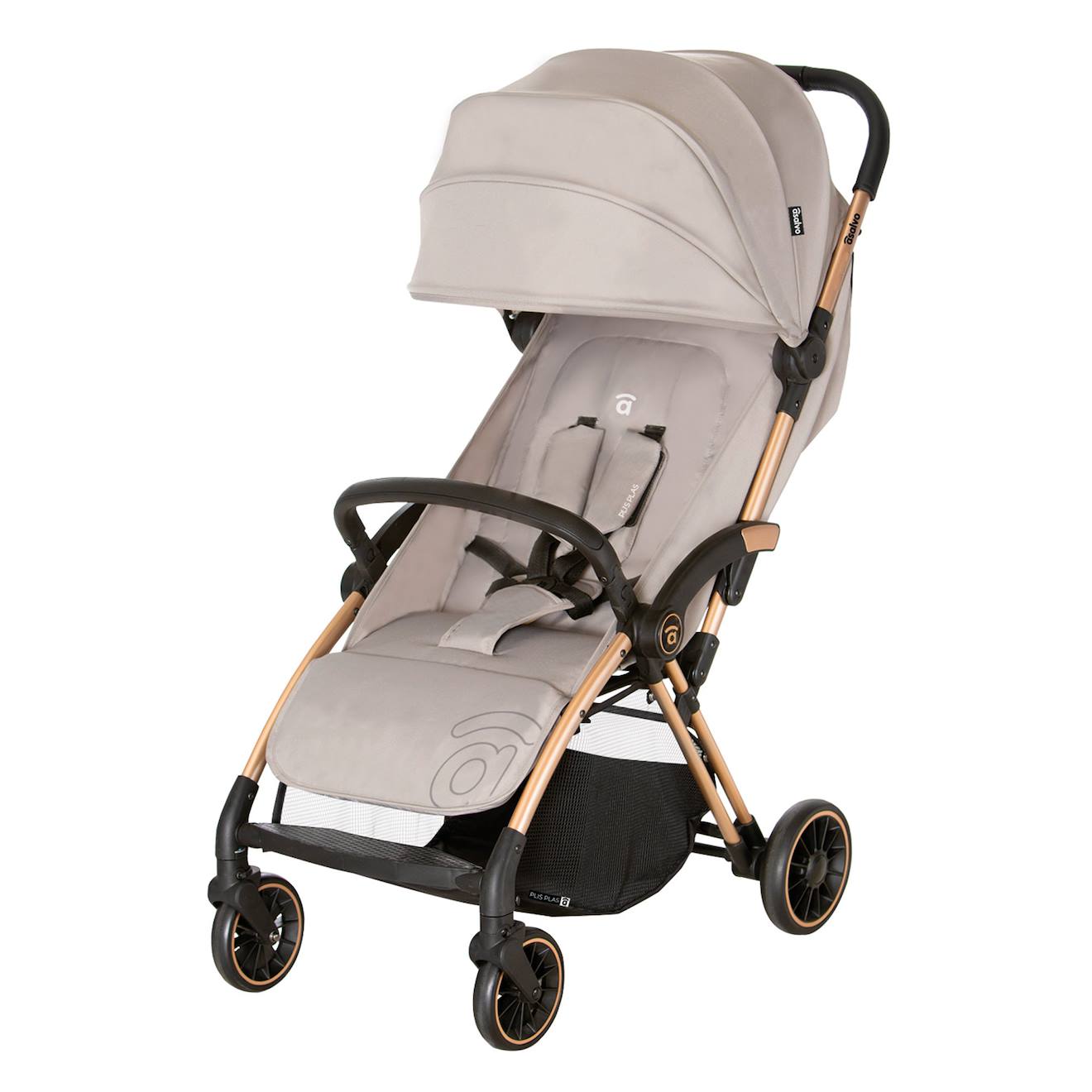 Poussette Plis Plas Beige