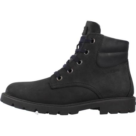 Bottes garçon modèle j shaylax Noir c4002+Vert 2 - vertbaudet enfant 