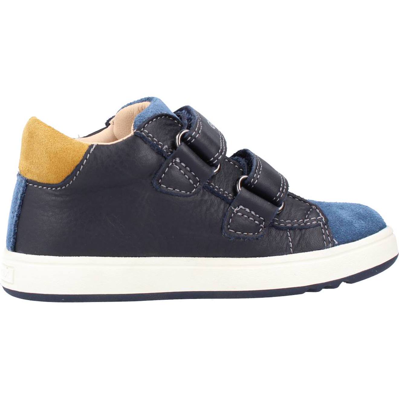 Basket Garçon Cuir Bébé Biglia Bleu