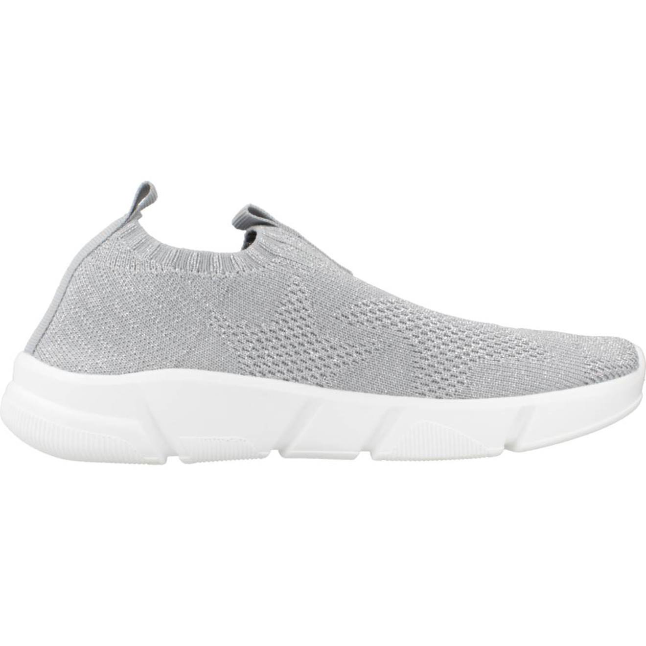 Basket Fille Modèle J Aril Girl Argent C1007