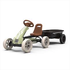 Jouet-Jeux de plein air-Sports de glisse et à roues-Kart enfant à pédales avec remorque - de 2 à 5 ans - Jeu exterieur