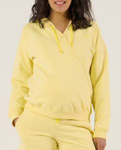 Vêtements de grossesse-Pull, gilet-Sweat hoodie de grossesse et d'allaitement coconut