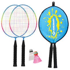 Jouet-Badminton set junior avec 2 raquettes et housse