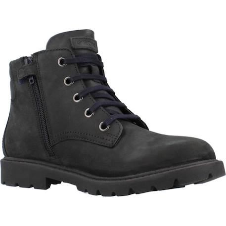 Bottes garçon modèle j shaylax Noir c4002+Vert 5 - vertbaudet enfant 