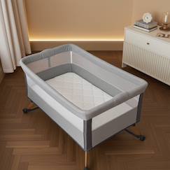Chambre et rangement-Babysom - matelas cododo bébé 50x83 cm - housse en viscose de bamboo - sans traitement chimique - déhoussable - certifié oekotex
