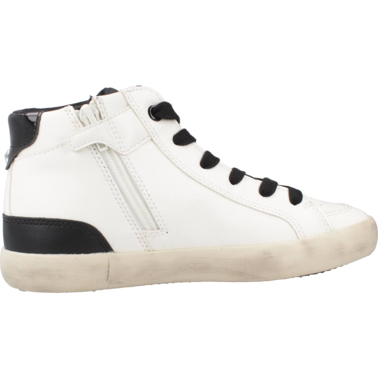 Baskets Fille Zippées J Gisli Blanc