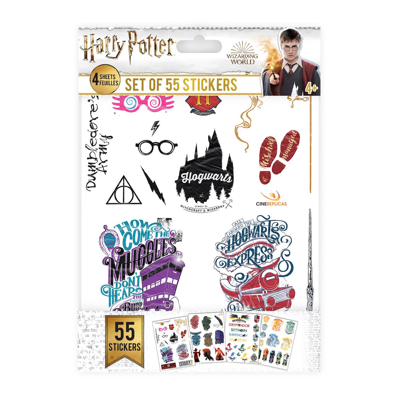 Cinereplicas 55 Autocollants - Harry Potter Multicolore