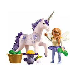 Jouet-Magic unicorns licorne lavande porte-bonheur avec fée 71843