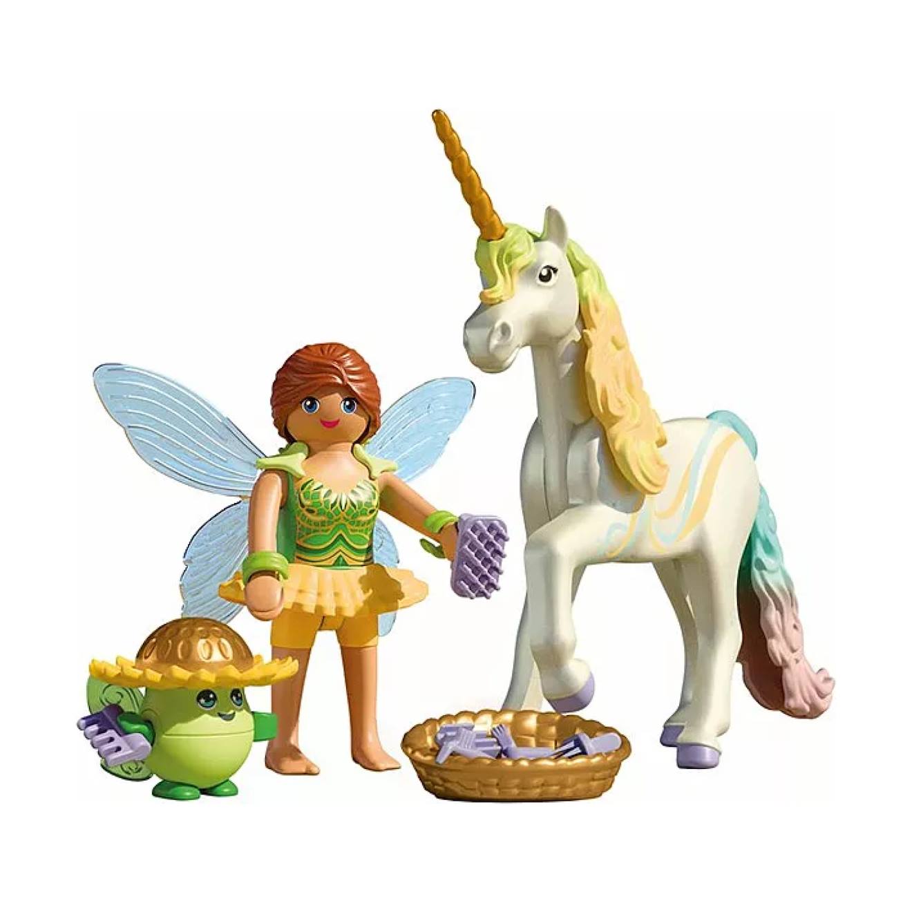 Magic Unicorns Licorne Fleur D'arc-en-ciel Avec Fée 71840 Multicolore