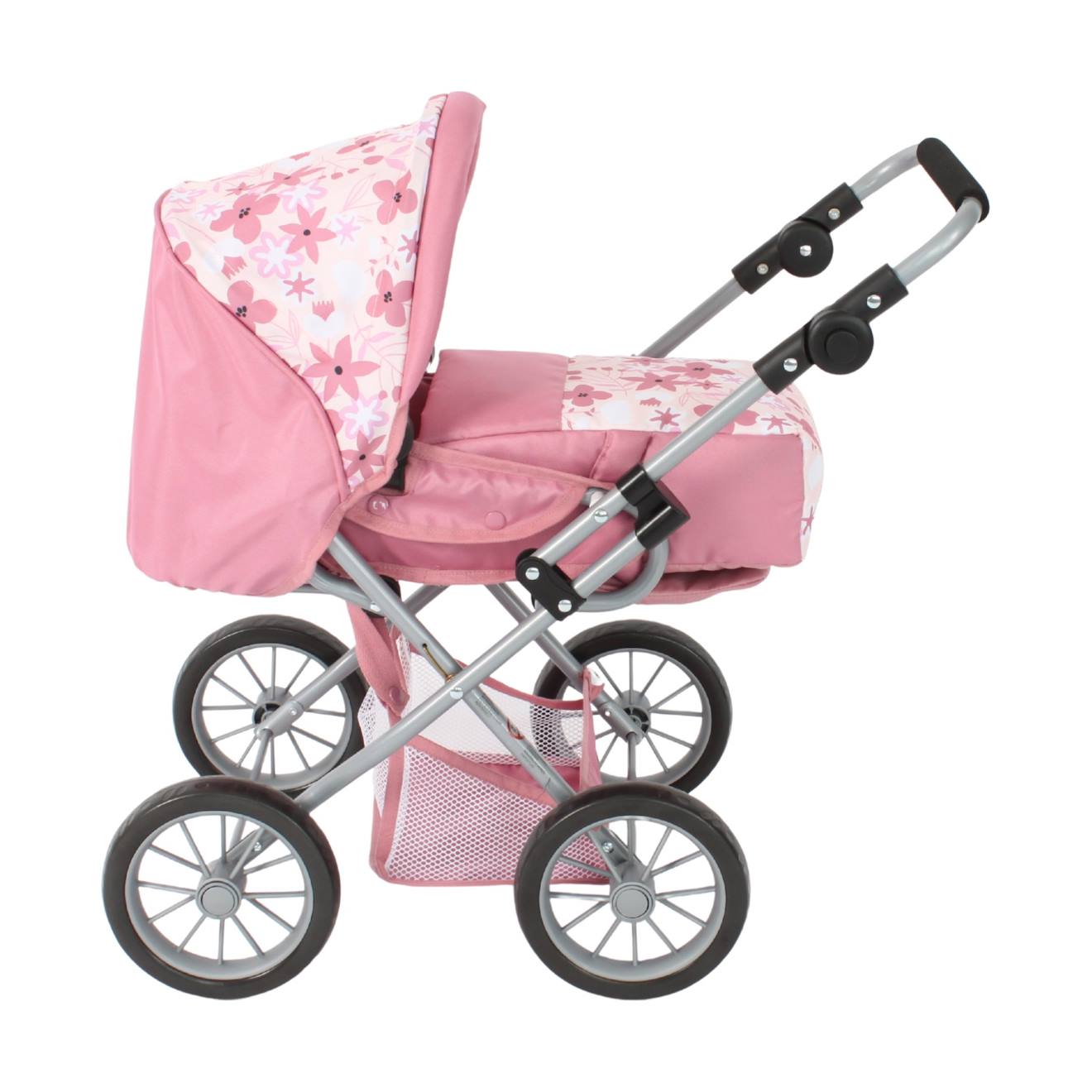 Poussette Pour Poupée Combinée Leni Rose