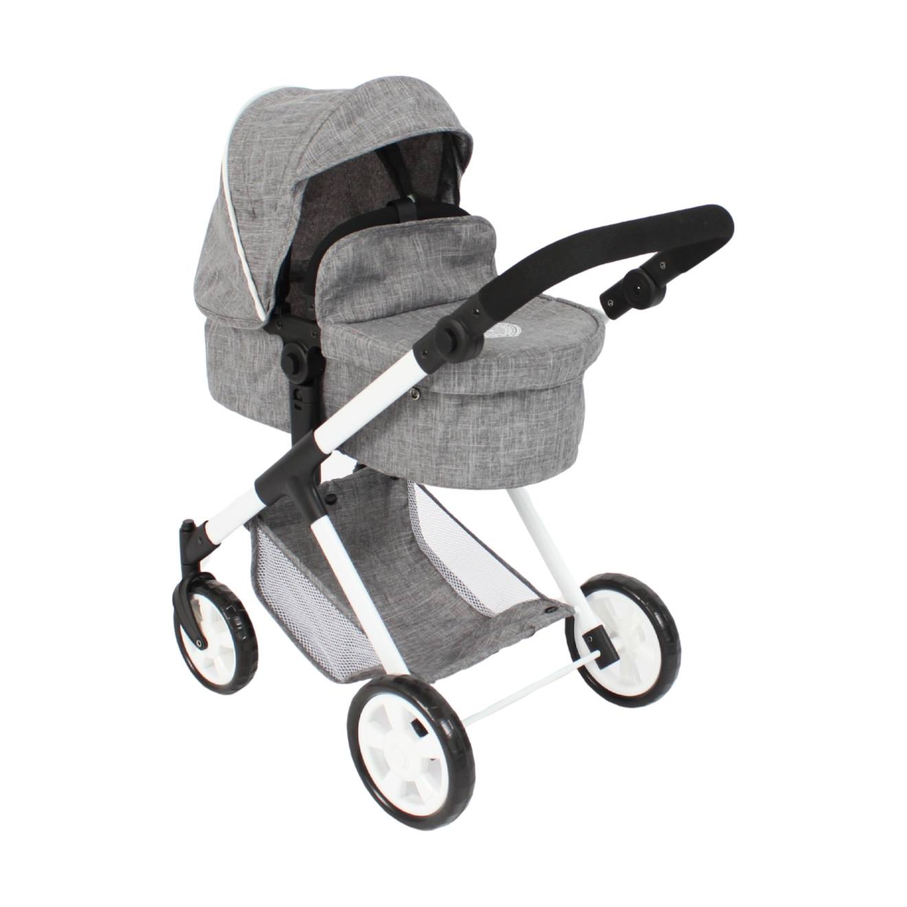Poussette Pour Poupée Mila Gris