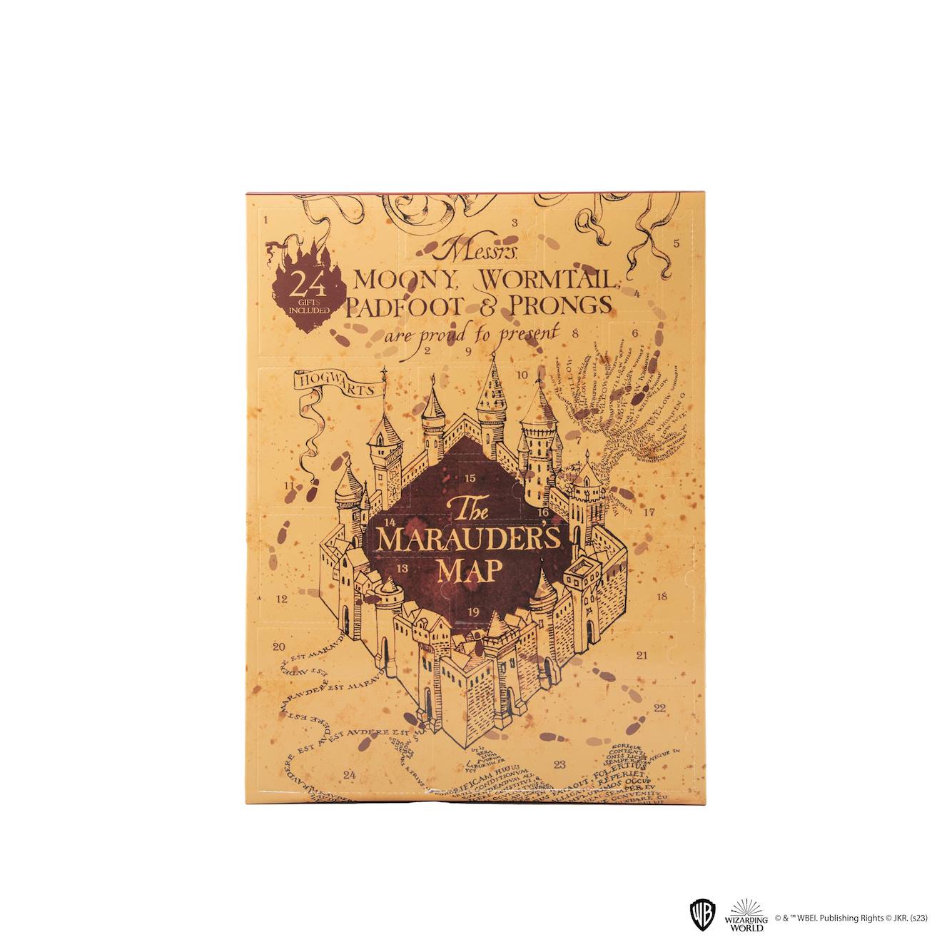 Calendrier De L'avent Carte Du Maraudeur - Harry Potter Beige