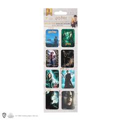 Jouet-Activités artistiques et musicales-8 autocollants lenticulaires posters des films harry potter - harry potter