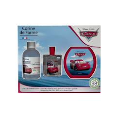 -Coffret Cars enfant eau de toilette et gel douche 3 en 1 avec boîte à goûter