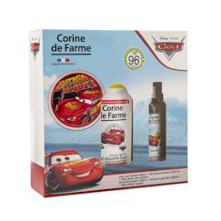 -Coffret Cars enfant avec eau parfumée gel douche 2 en 1 et serviette microfibre
