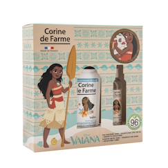 -Coffret enfant eau parfumée shampooing 2 en 1 et serviette microfibre vaiana