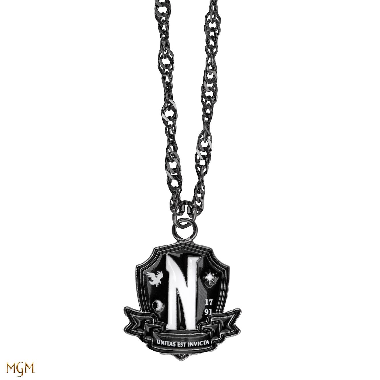 Collier Académie Nevermore - Mercredi Noir