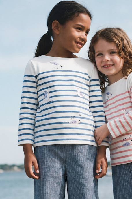 Marinière en coton épais enfant  - vertbaudet enfant