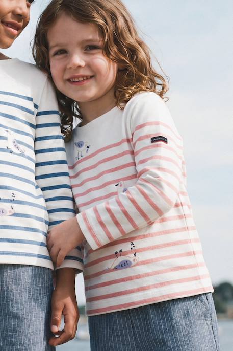 Marinière en coton épais enfant  - vertbaudet enfant