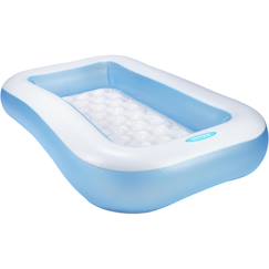 -Pataugeoire rectangulaire 1 boudin pour petits enfants