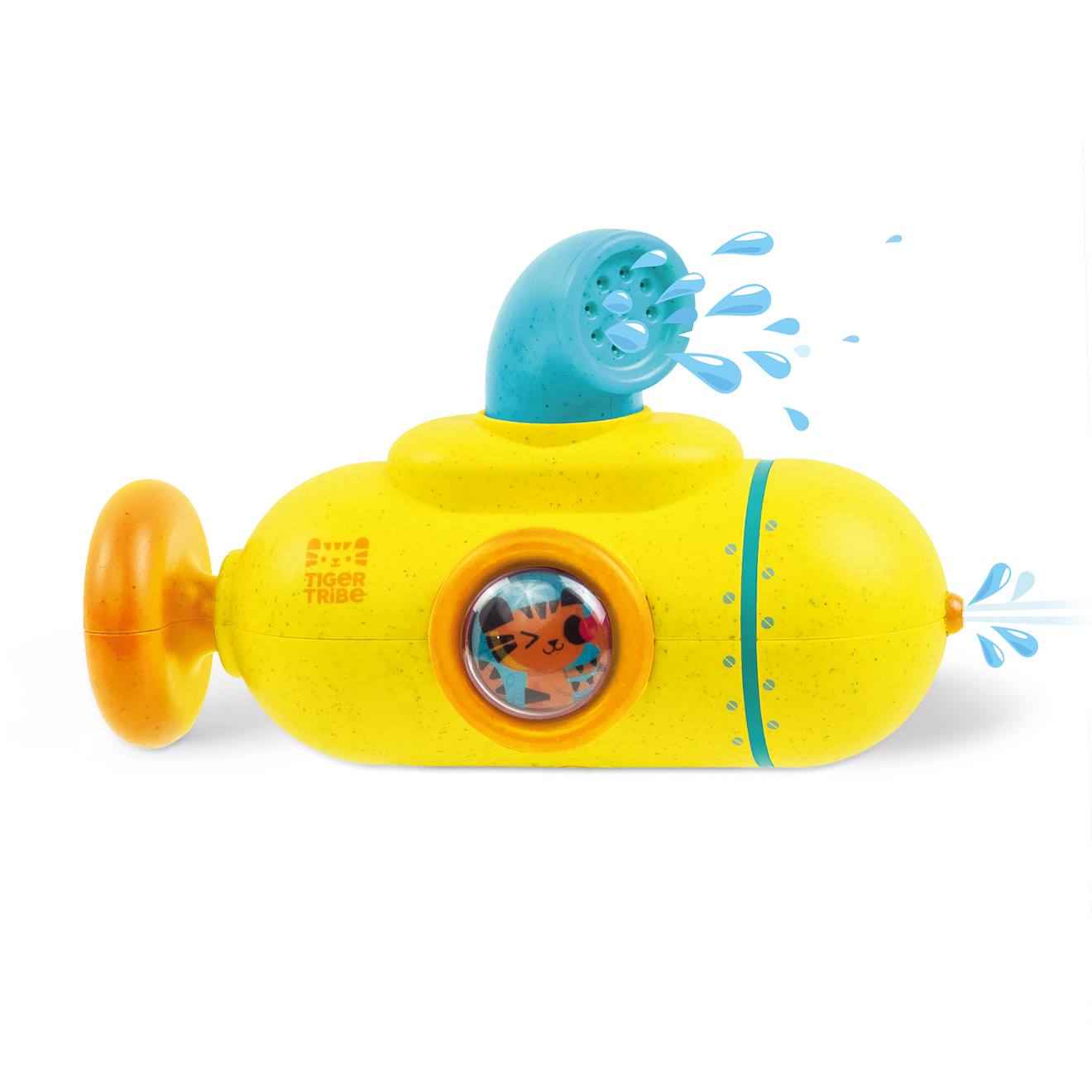Sous Marin Pour Le Bain En Bioplastique Jaune