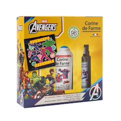 -Coffret Avengers enfant avec eau parfumée gel douche 2 en 1 et serviette microfibre