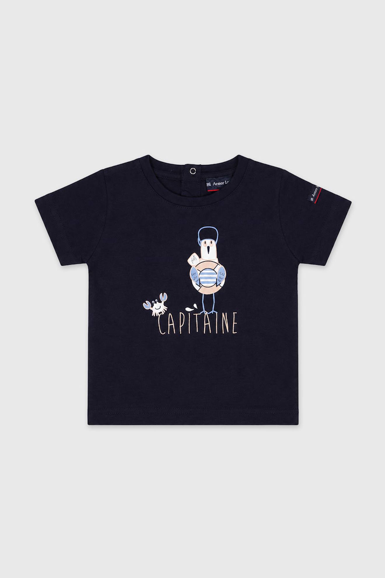 T-shirt En Coton Léger Bébé Bleu