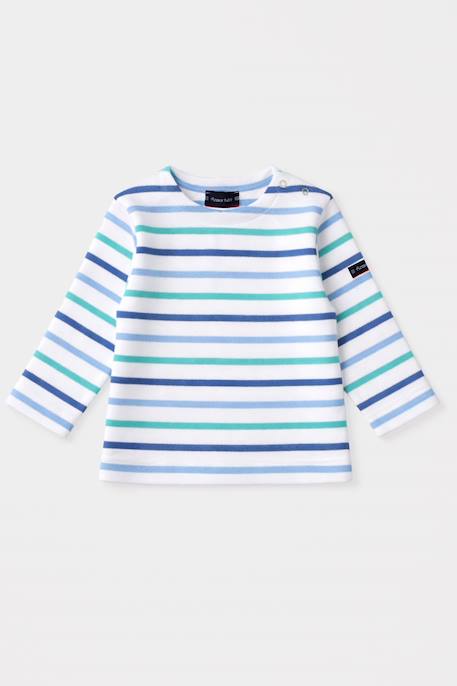 Bébé-Marinière tricolore bébé - coton épais