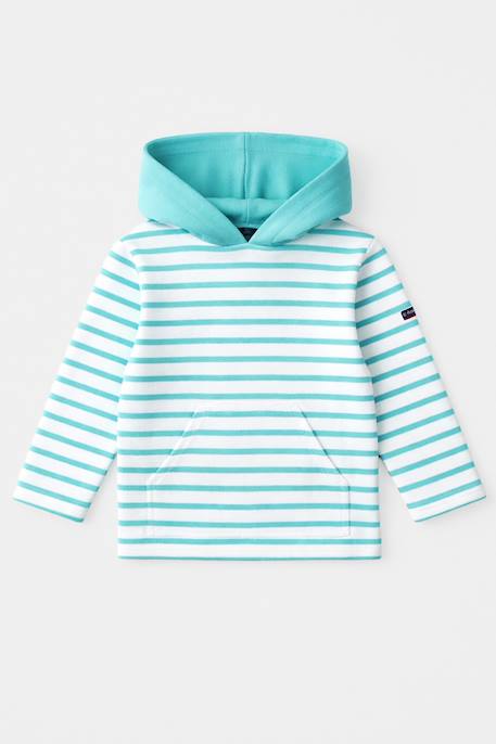 Marinière à capuche en coton épais enfant  - vertbaudet enfant