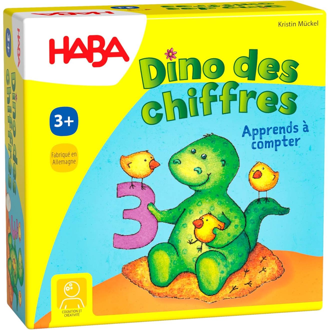 Dino des Chiffres Jaune