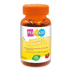 Puériculture-Petite parapharmacie-Gommes vitamine d3 60 oursons