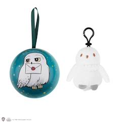 Linge de maison et décoration-Décoration-Objet déco-Capsule de noël avec boule de noël et porte-clés peluche hedwige - harry potter