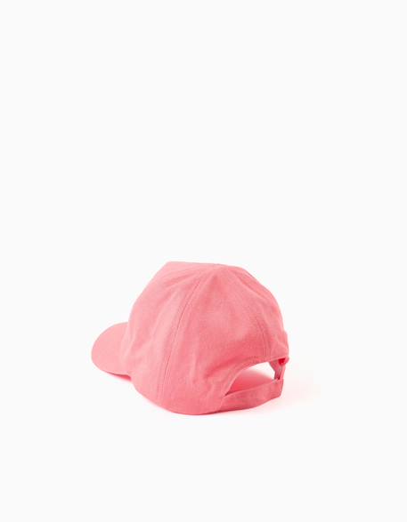 Casquette en sergé de coton avec imprimé stitch Rose 3 - vertbaudet enfant 