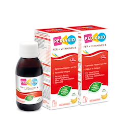 -Sirop fer + vitamines b 125ml - lot de 2