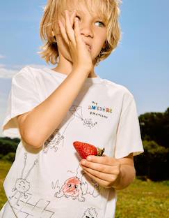 T-shirt en coton avec monstres des émotions à colorier  - vertbaudet enfant