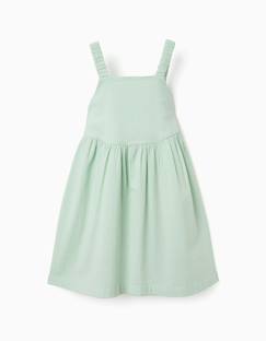 -Robe sans manches en coton avec bretelles élastiques